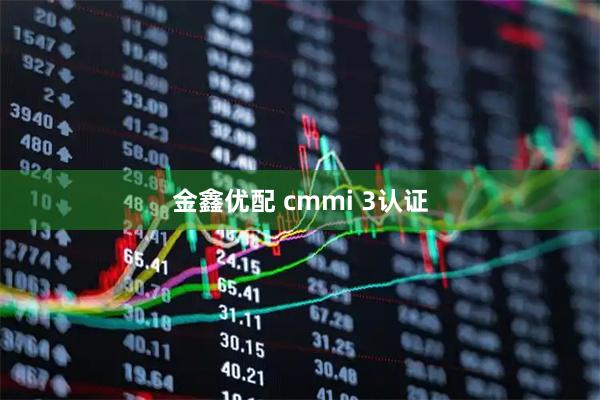 金鑫优配 cmmi 3认证