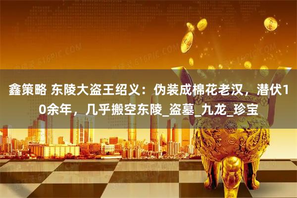 鑫策略 东陵大盗王绍义：伪装成棉花老汉，潜伏10余年，几乎搬空东陵_盗墓_九龙_珍宝